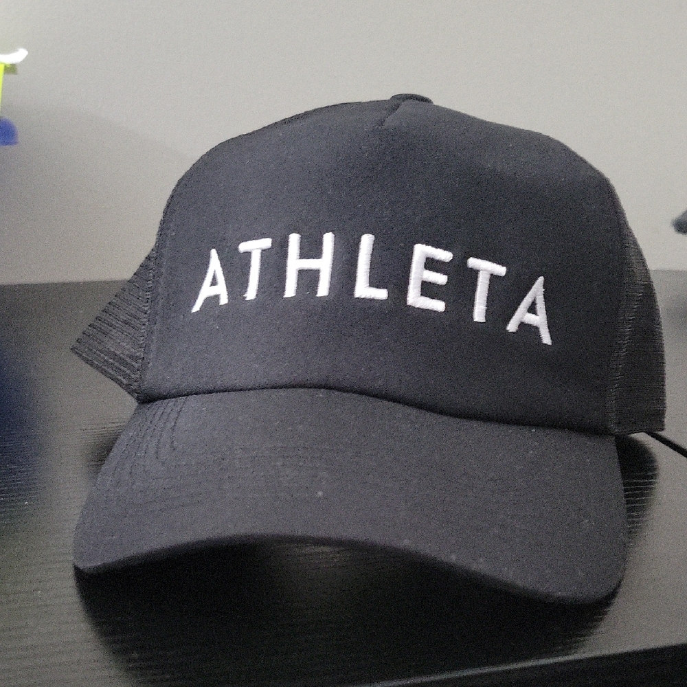 Athleta Charcoal Mesh Cap